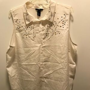 H&M Sleeveless Shirt-with Stones